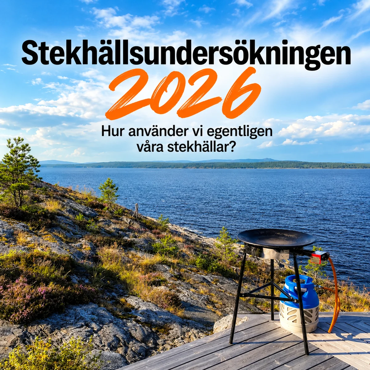 Stekhällsundersökningen 2026 – hur använder vi egentligen våra stekhällar?