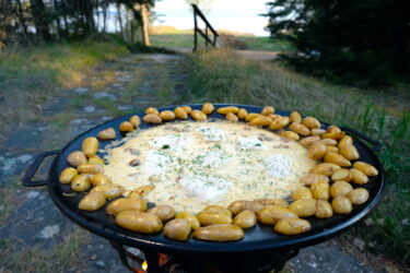 Torskrygg i dijongrädde.